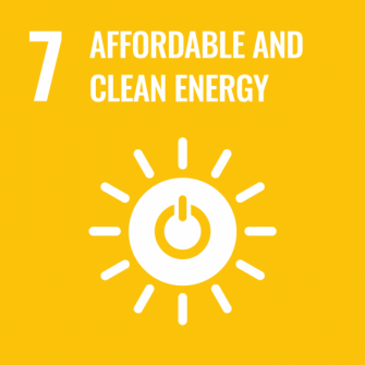 UN Sustainable Development Goals icon 7: Affordable and Clean Energy