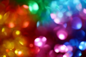 Abstract photo of colourful, bright lights