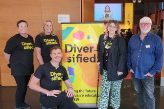 Diversified staff group image