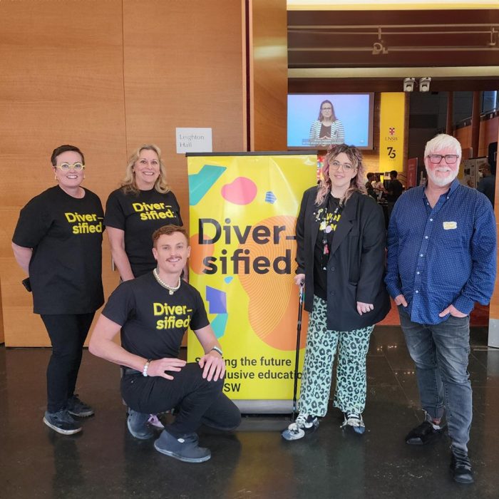 Diversified staff group image