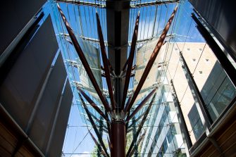 Photograph of the exterior of the scientia building located on the UNSW Kensington campus