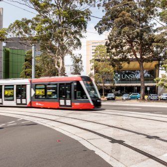 Light rail on High street