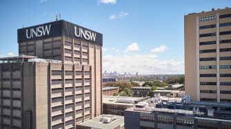 UNSW signage at Kensington campus