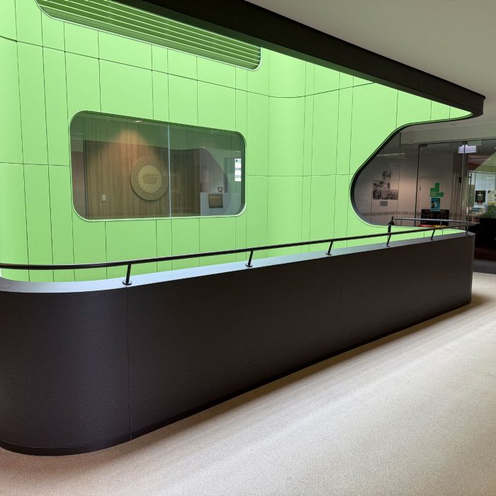 Atrium balustrades modified to meet safety standards at Lowy