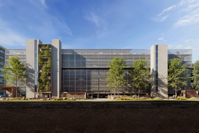 Render image of Barker Street Parking Station