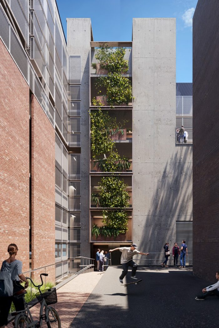 Render image of Barker Street Parking Station