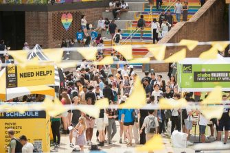 Students at UNSW Kensington Orientation week 2023