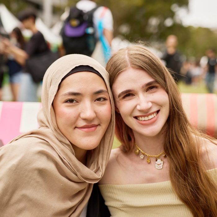 Students and staff at O week 2025