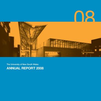 UNSW annual report cover