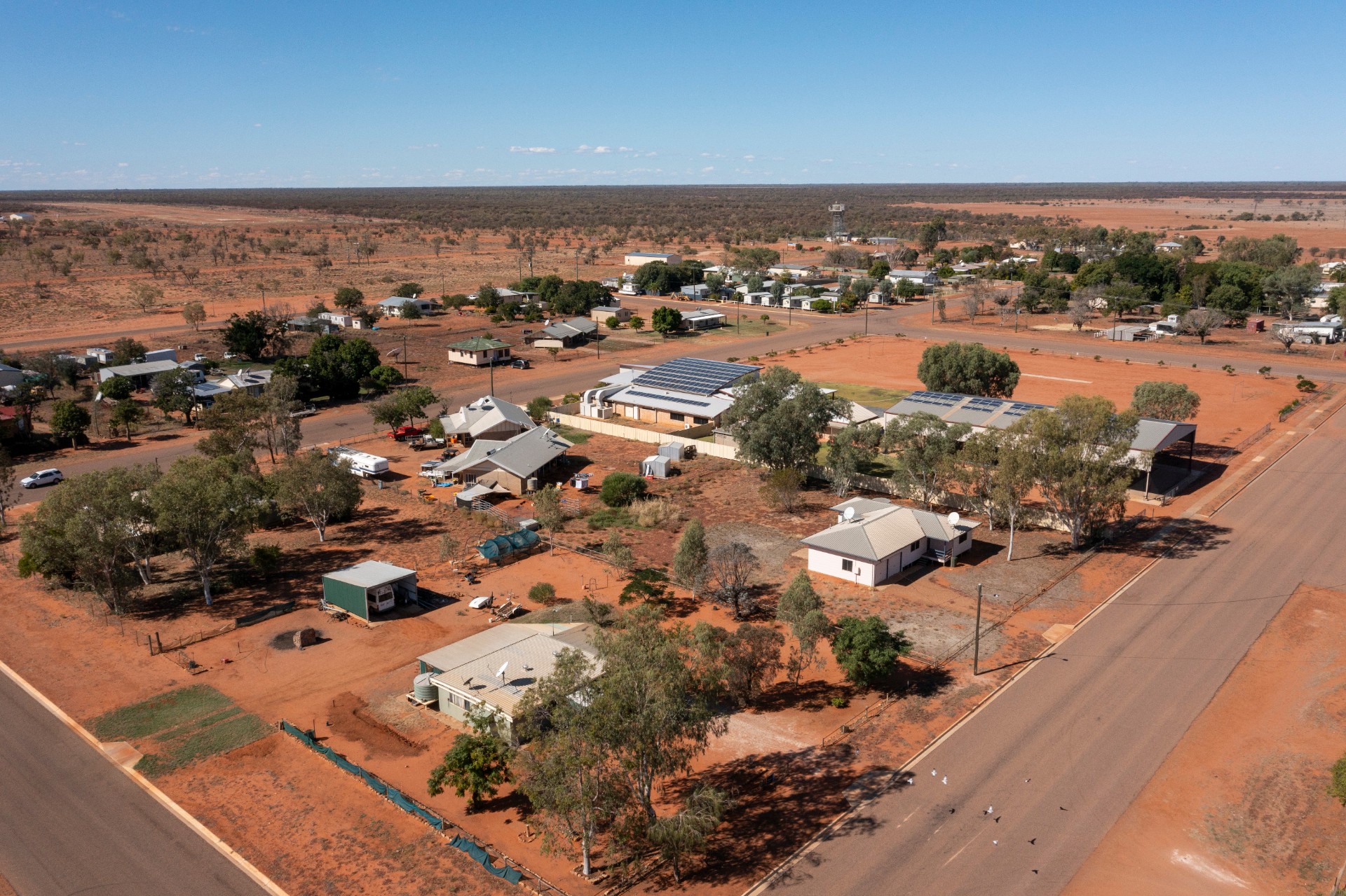 The Queensland town of Windorah .