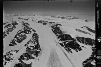 Looking up Crane Glacier December 21 1968