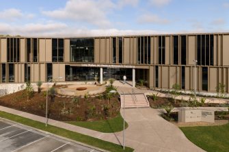 Elevated shot of the Lang Walker AO Medical Research Building