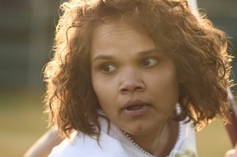Lila McGuire plays Evonne Goolagong Cawley in the new ABC mini-series, Goolagong