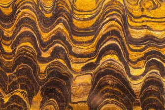 Stromatolites, microorganism fossils, Precambian period, Jurassic Museum of Asturias, Colunga Council, Asturias, Spain, Europe
