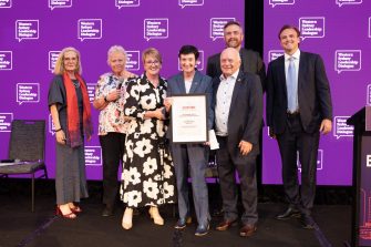 Lucy Turnbull AO, Kerry Schott AO, Sonia Marshall PSM, Jennifer Westacott AC, Terry Goldacre, Attila Brungs and Hugh Walker.