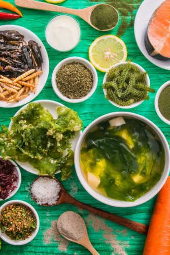 Bowls of Food on the table