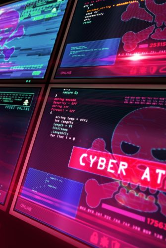 Cyber Security Ransomware Email Phishing Encrypted Technology, Digital Information Protected Secured