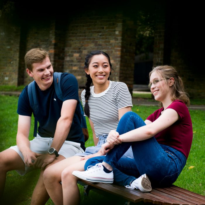 Group of students talking