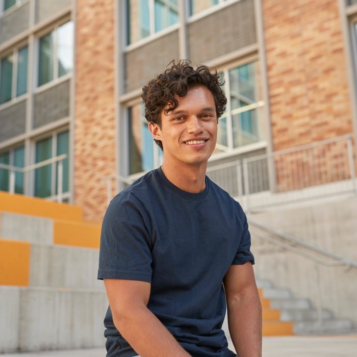 Male student at the UNSW campus Kensington