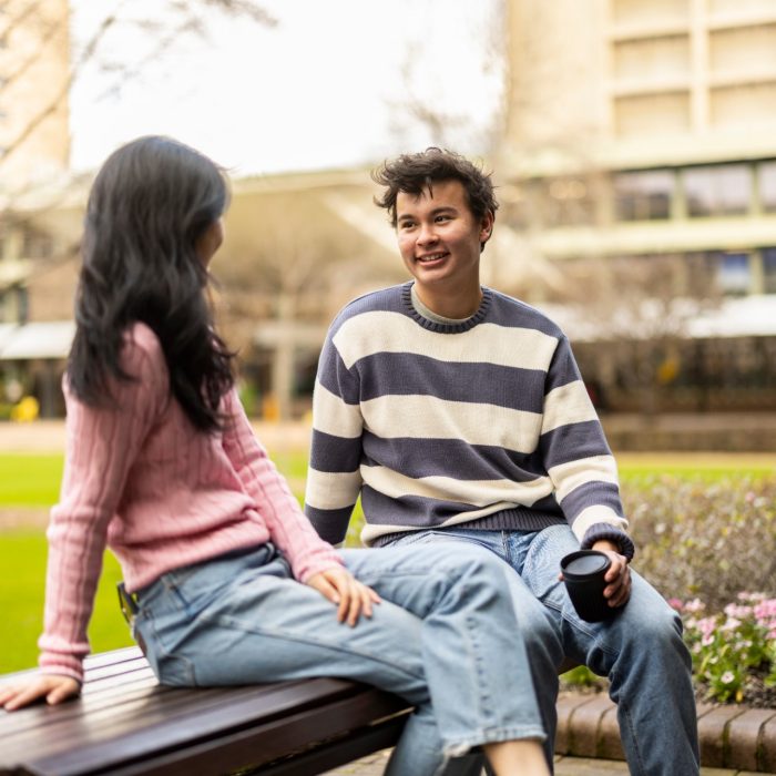 Students gathering at UNSW Sydney Kensington campus