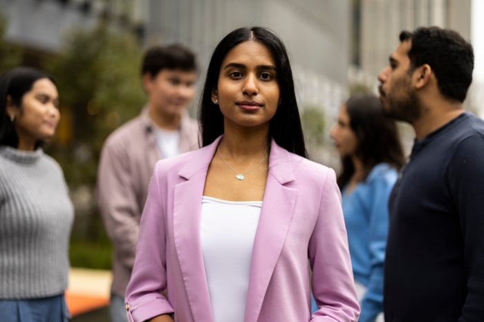 Students at UNSW Sydney Kensington campus