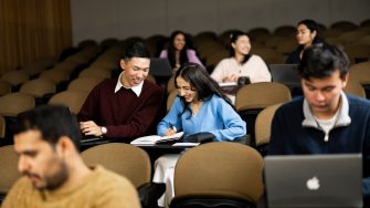 Students at UNSW Sydney Kensington campus