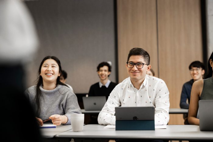 Students at UNSW Sydney Kensington campus