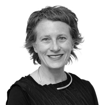 Black and white headshot of Siobhan Toohill, an Industry Fellow at UNSW CSI.