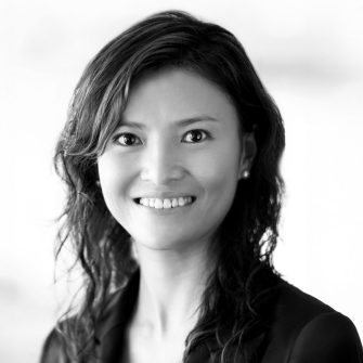 Black and white headshot of Susan Sy, who is an Industry Fellow at the UNSW Centre for Social Impact (CSI).