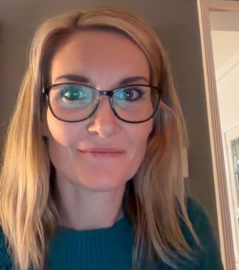 A portrait of Kay Harrison, a HDR PhD candidate at the UNSW School of the Arts & Media.