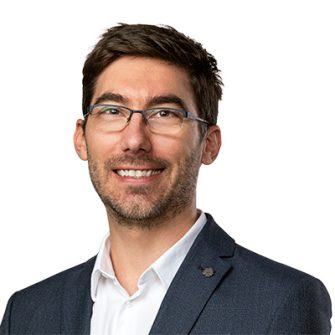 This is a headshot photo of Nemanja Nikolic, a staff member at the City Futures Research Centre at UNSW.