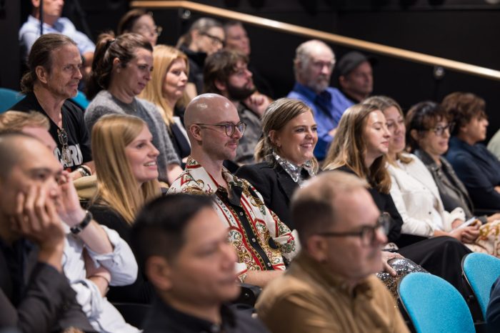 Audience members at the Creative Conversations event in April 2024