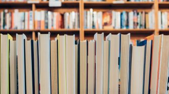 Book shelf full of books