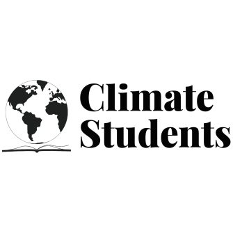 Left aligned square version of Climate Students logo