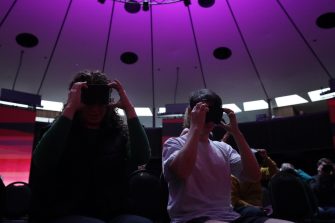 Participants during Design for all the senses