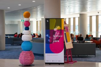 Arts and wellbeing with hospital professionals 