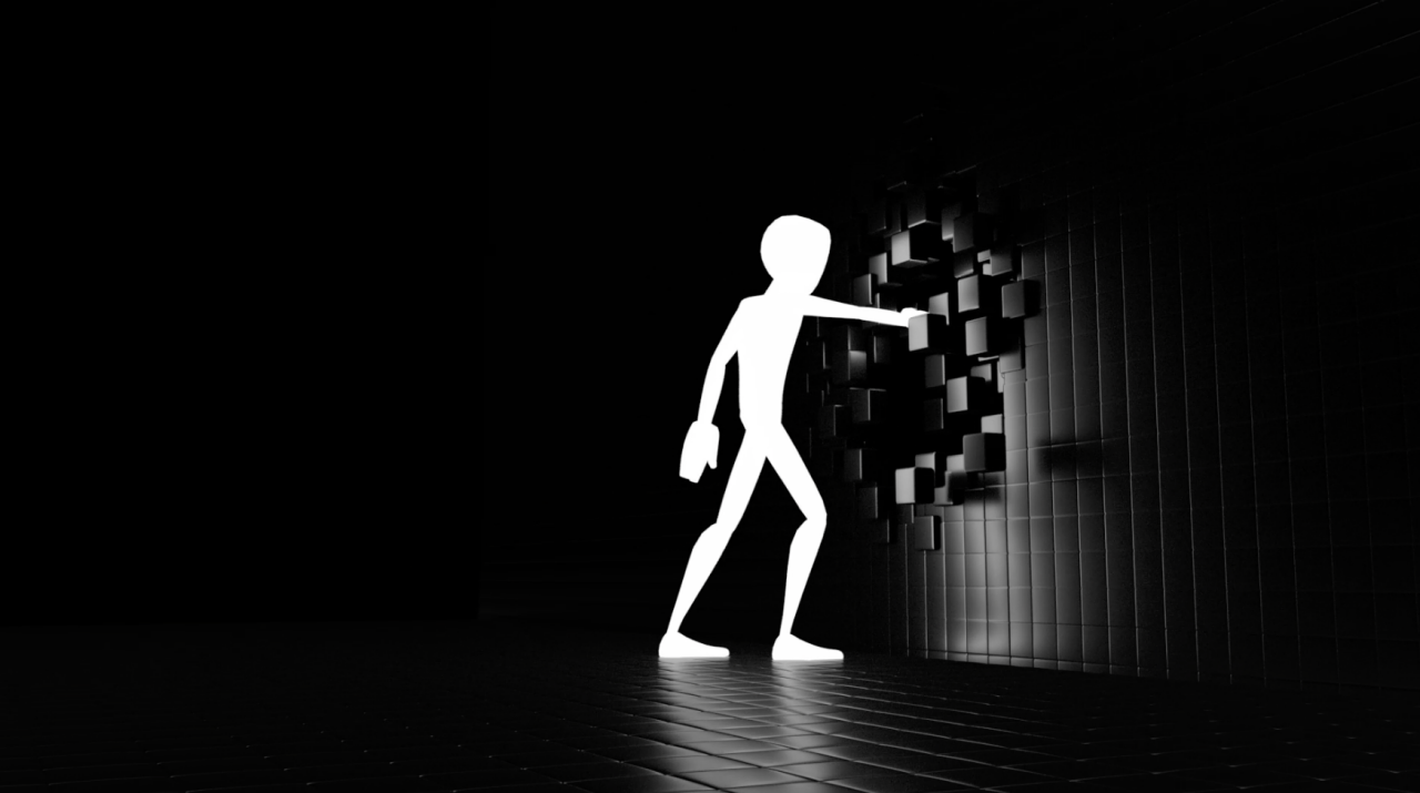 Lost in light artwork