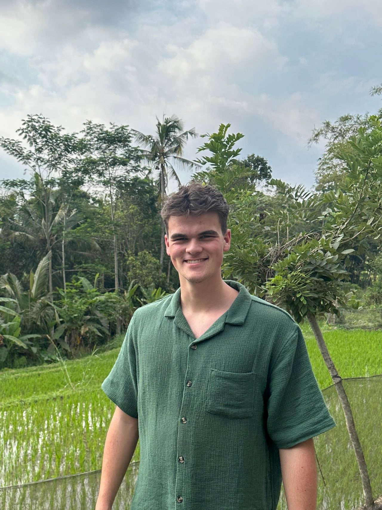 UNSW Canberra graduate Jack Harrison during one of his study trips to Indonesia.