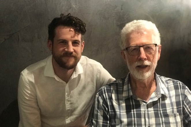 Andy Towns (Flight Instructor) with his father, John Towns (MCC instructor).