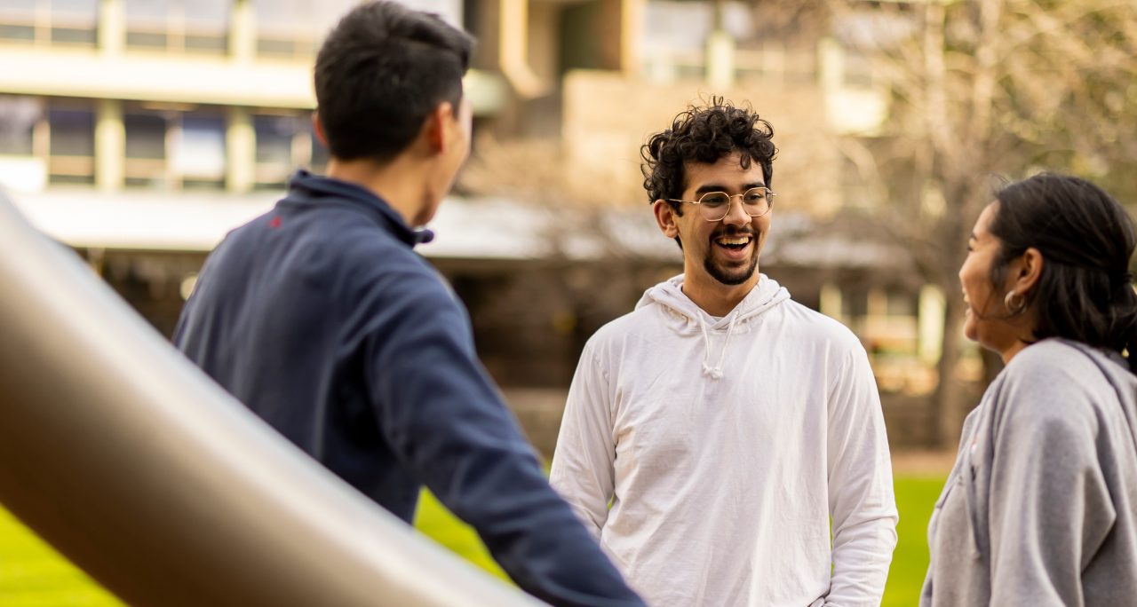 Students gathering at UNSW Sydney Kensington campus