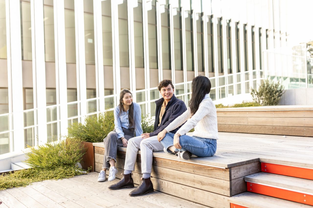 UNSW Law & Justice students on campus