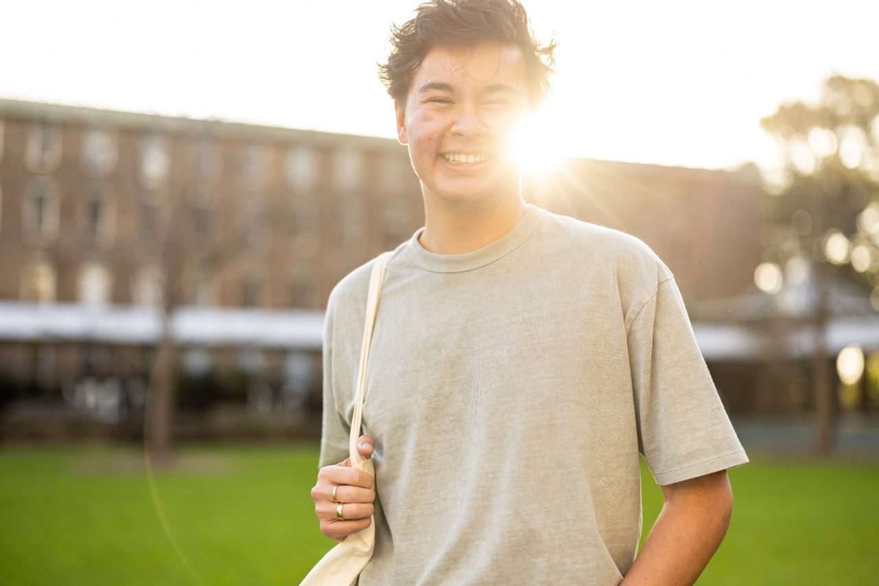 Students gathering at UNSW Sydney Kensington campus